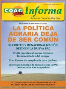 COAG Informa Nº 74.Julio - Agosto.2018