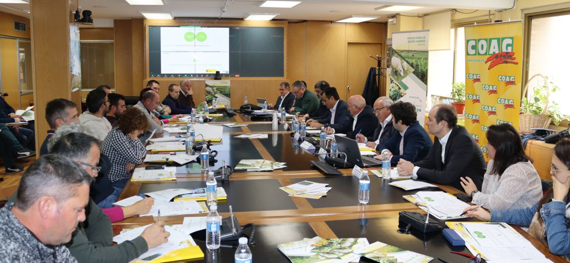 foto reunión COAG con ENESA, Agroseguro y Consorcio Seguros