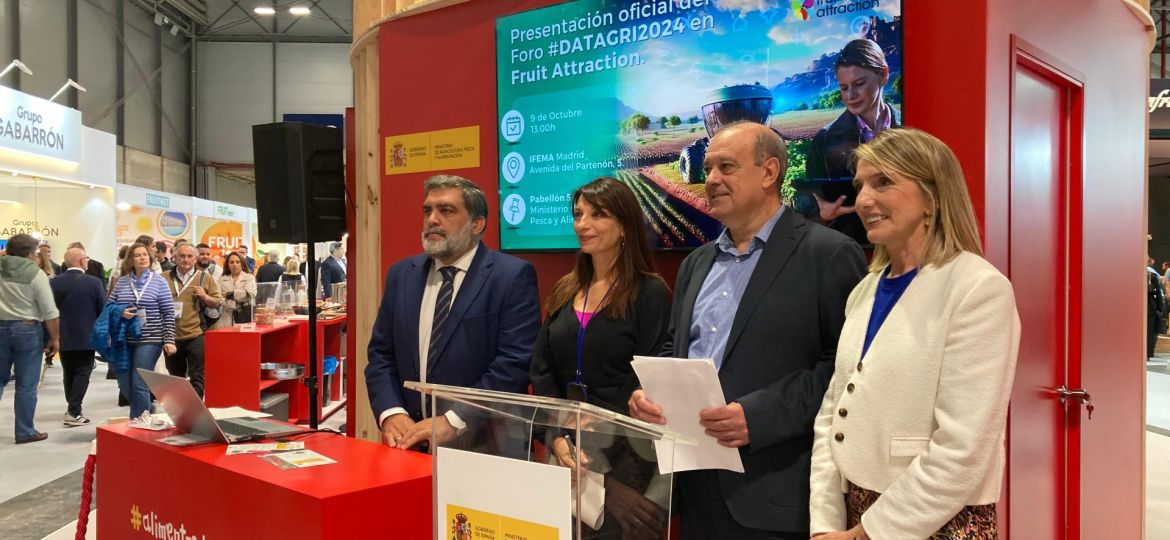 Foto Presentación DATAGRI en Fruit Attraction