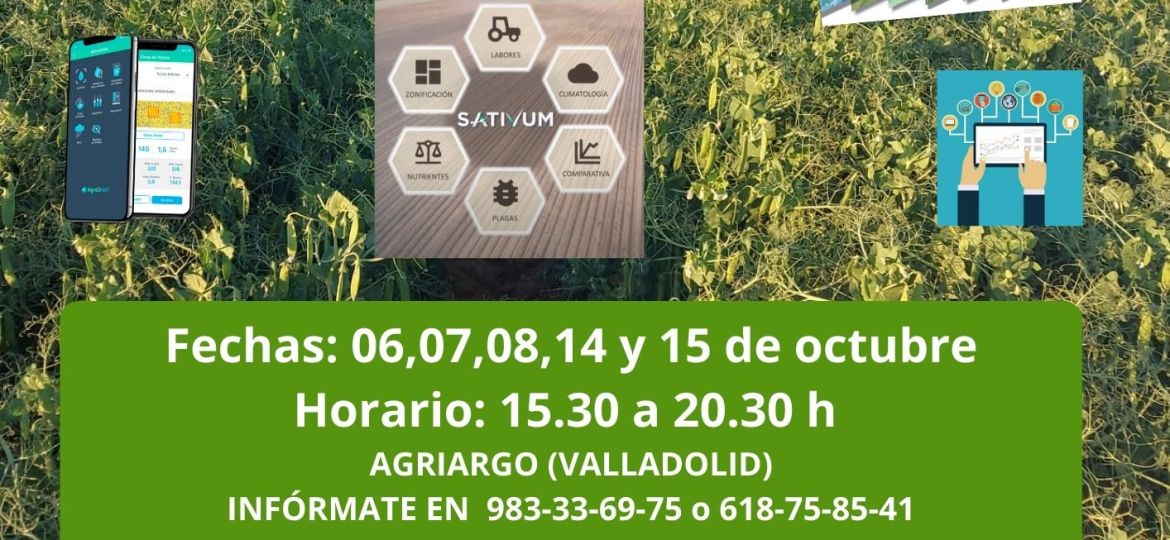 CURSO PRESENCIAL DE APLICACIÓN DE AGRICULTURA DE PRECISIÓN DE TECNOLOGÍAS 4.0 (25 h)