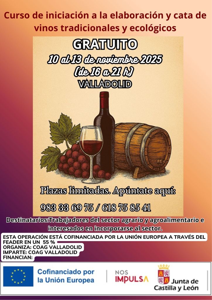 curso de elaboración y cata de vinos