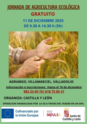 CARTEL JORNADA AGRIC ECOLOGICO red